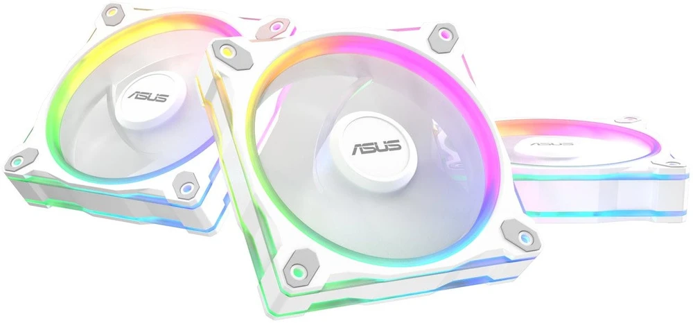 ASUS Prime MR120 Fan ARGB Baltas 3in1 Kompiuterio dėklas 12 cm