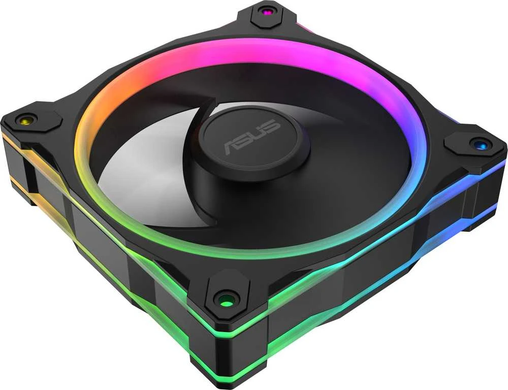 ASUS Prime MR120 Fan ARGB Reverse Juodas 3in1 Kompiuterio dėklas 12 cm 3 pc(s)