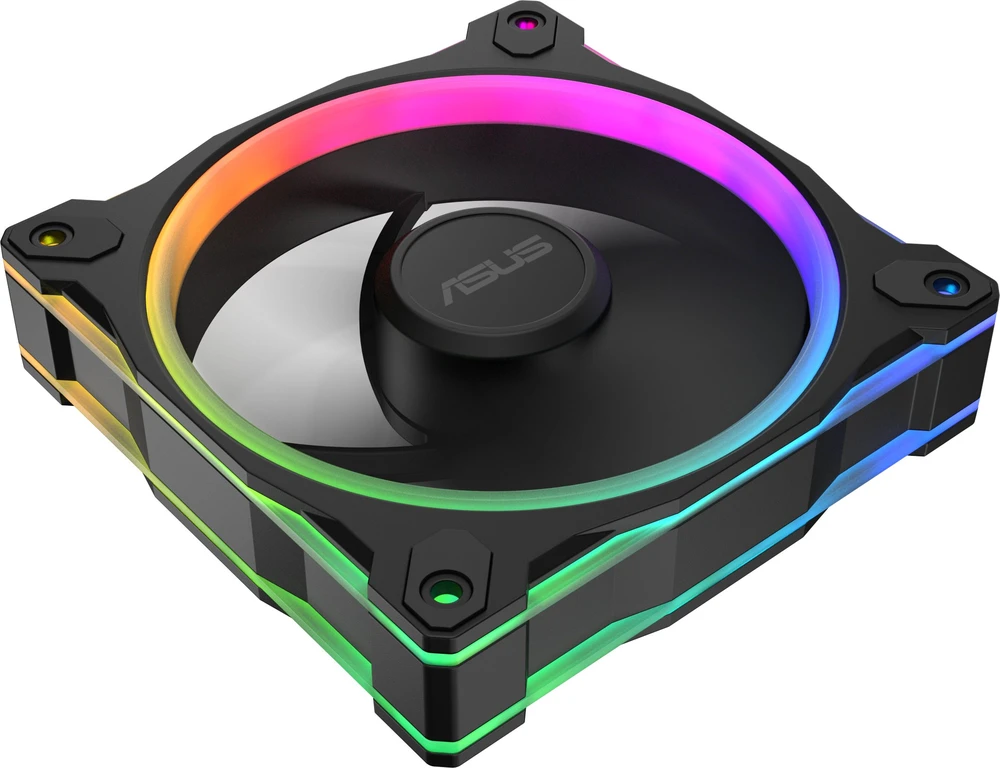 ASUS Prime MR120 ARGB fan, PWM, reverse - 120mm, juodas