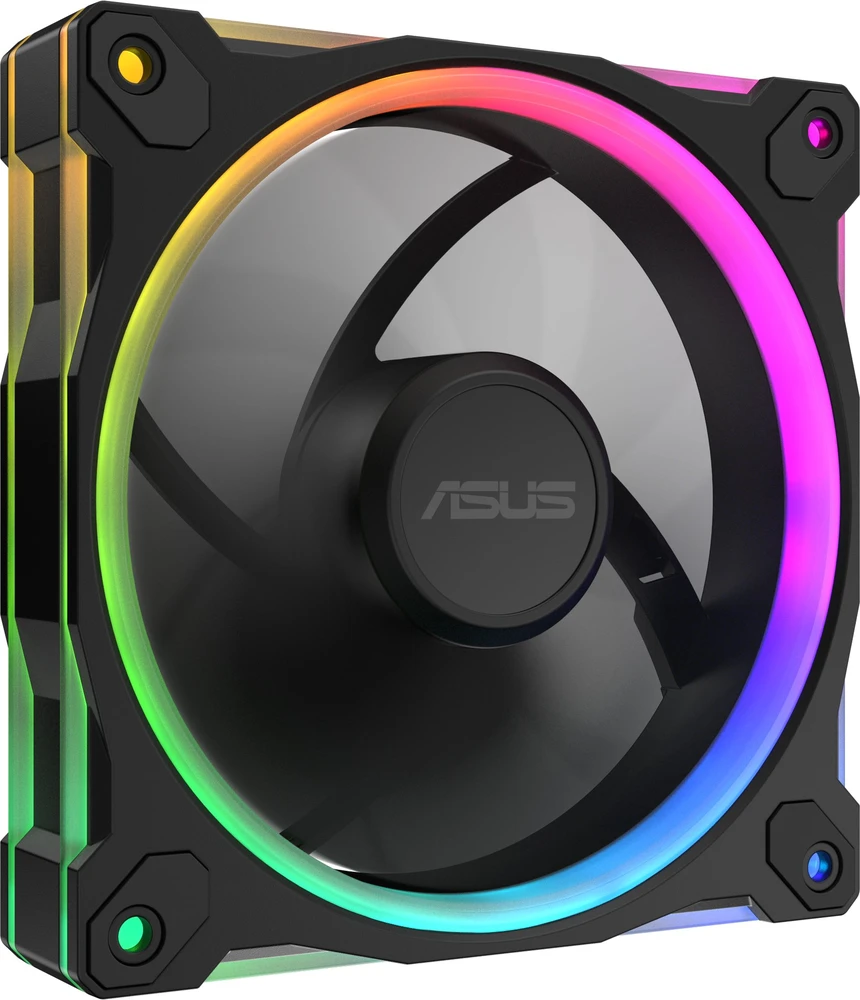 ASUS Prime MR120 ARGB fan, PWM, reverse - 120mm, juodas