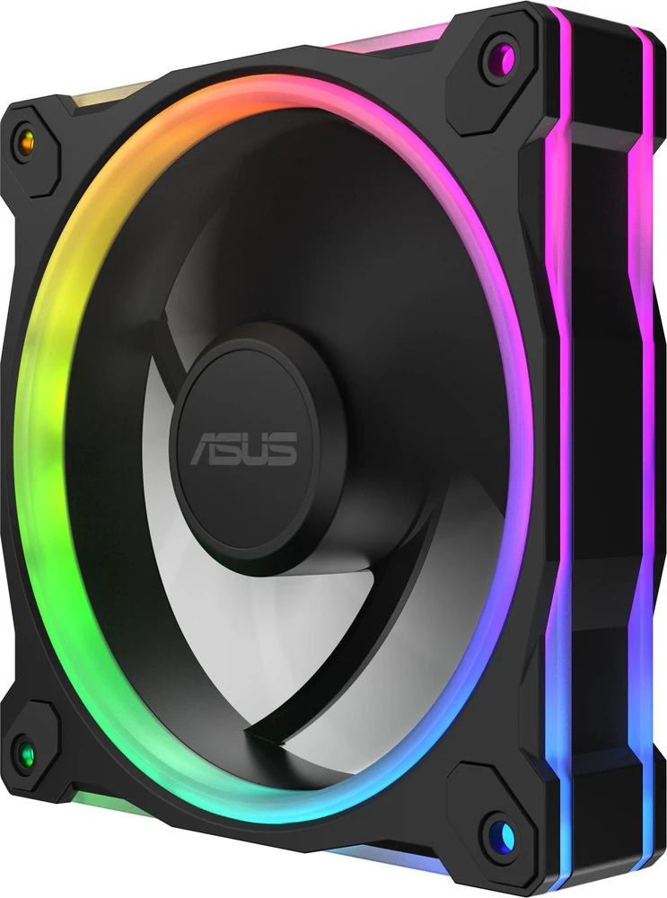 ASUS Prime MR120 ARGB fan, PWM, reverse - 120mm, juodas