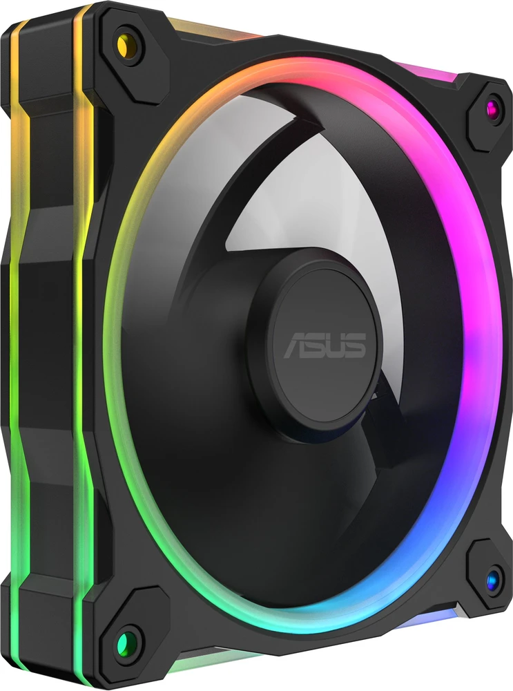 ASUS Prime MR120 ARGB fan, PWM, reverse - 120mm, juodas