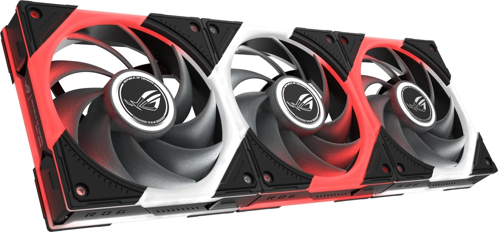 Asus ROG Eurux GR120 ARGB ventiliatorius, 3 vnt. rinkinys, juodas (90DA00J0-B09020)