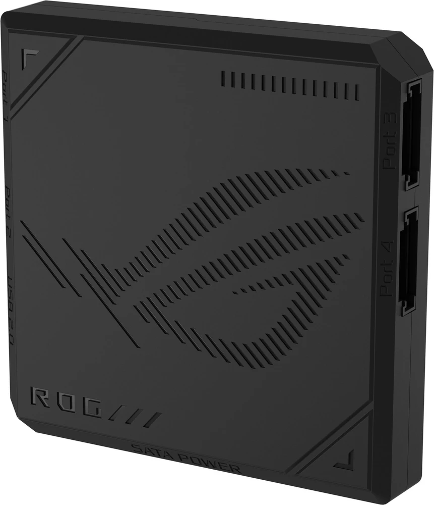 Asus ROG Eurux GR120 ARGB ventiliatorius, 3 vnt. rinkinys, juodas (90DA00J0-B09020)