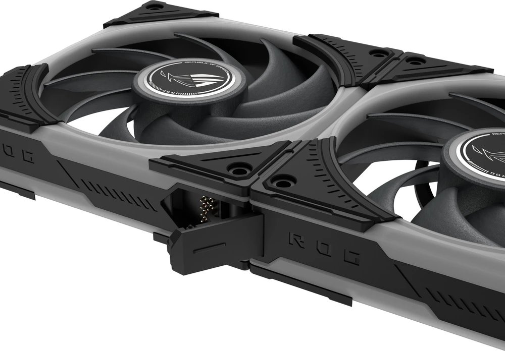 Asus ROG Eurux GR120 ARGB ventiliatorius, 3 vnt. rinkinys, juodas (90DA00J0-B09020)