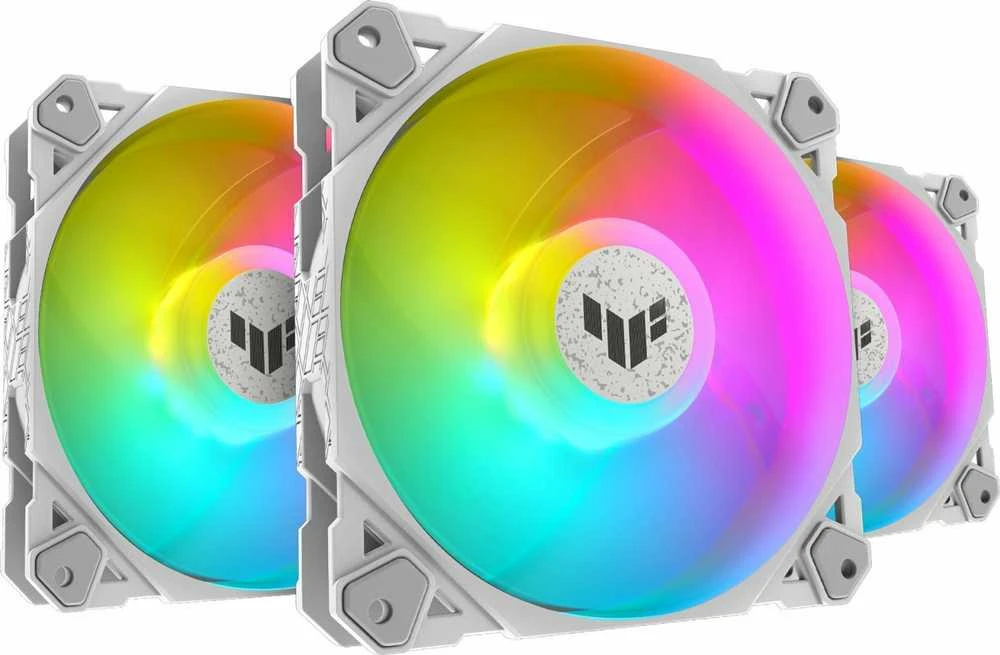 ASUS TUF Gaming TF120 ventiliatorių rinkinys su RGB apšvietimu