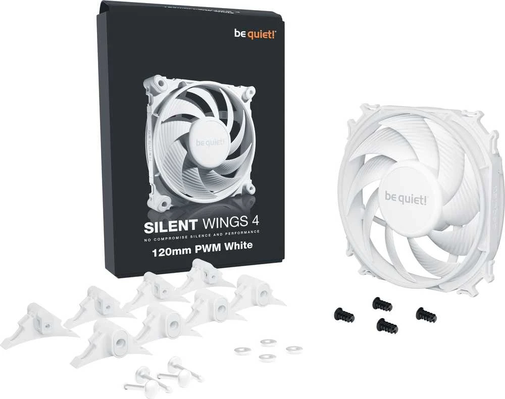be quiet! Silent Wings 4 120mm PWM Baltas