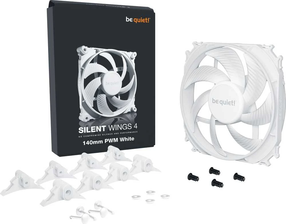 be quiet! Silent Wings 4 140mm PWM Baltas