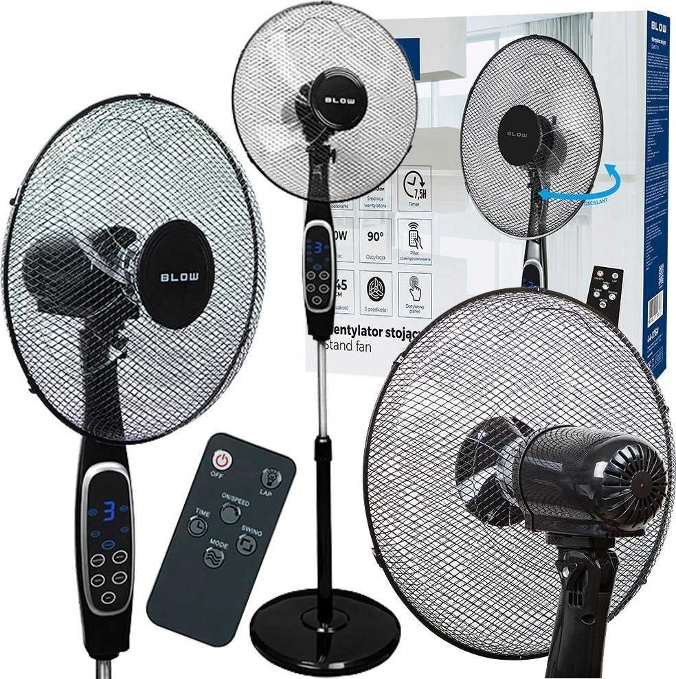 Blow Ventiliatorius 16" 60W LCD + nuotolinio valdymo pultas