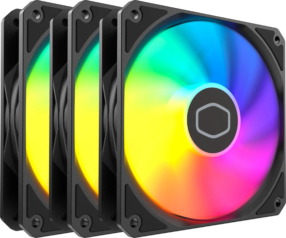 „Cooler Master MasterFan 120 Lite ARGB“ 3 ventiliatorių rinkinys (MFW-B2DN-173PA-R1)