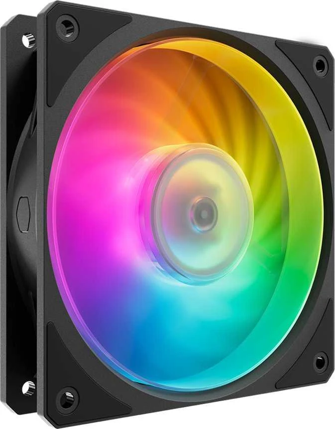 Procesoriaus Aušintuvų Rinkinys - Cooler Master Mobius 120P ARGB 3 Vnt. Juodas