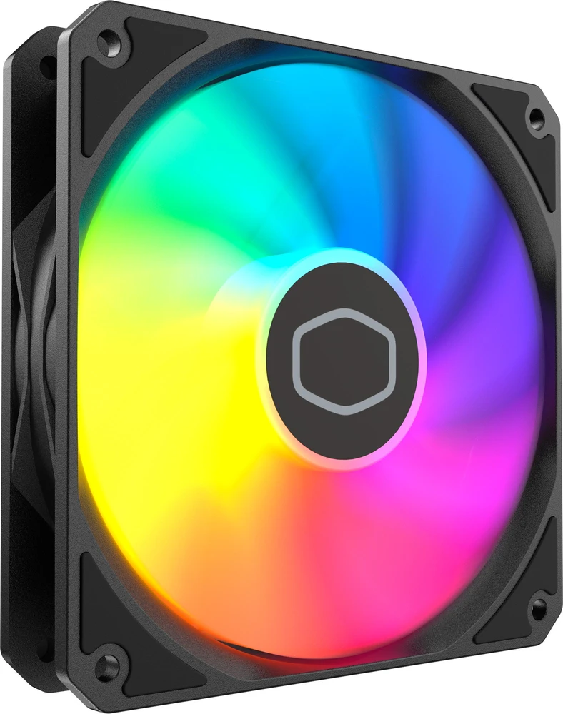 Masterfan 120 Lite – ARGB ventiliatorius su juodu rėmu