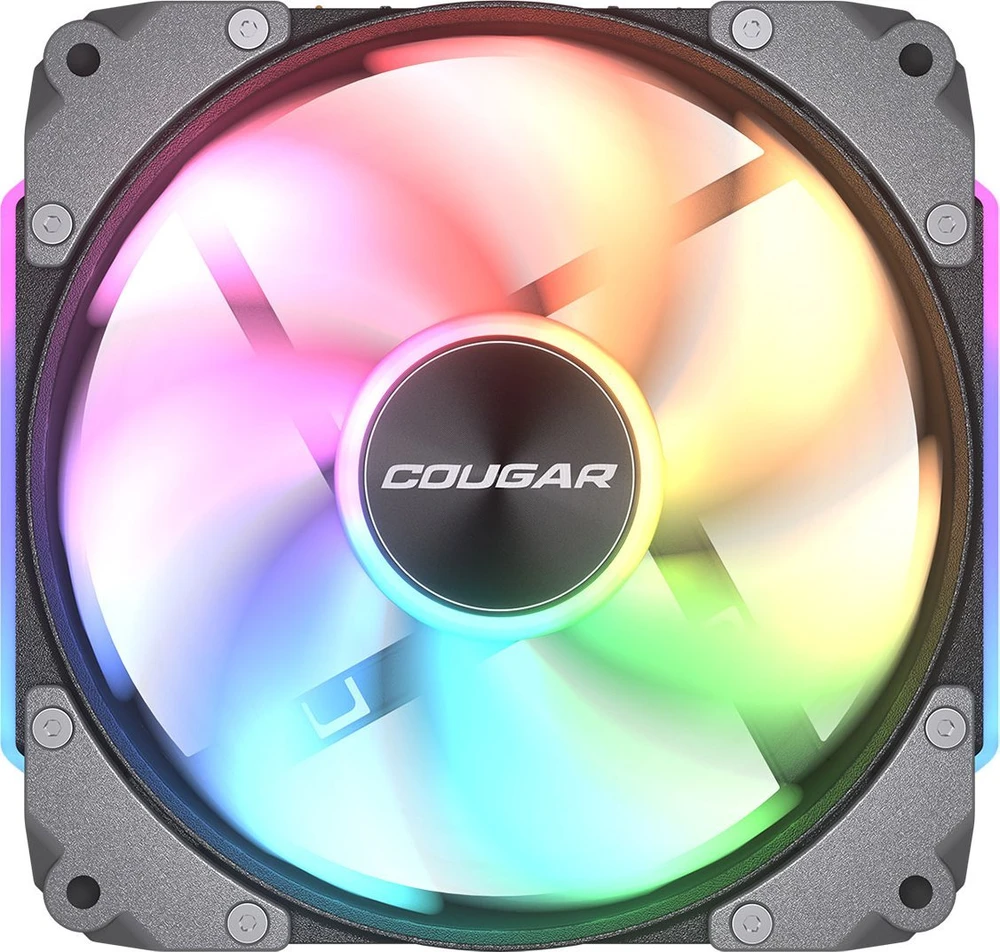 COUGAR APOLAR 120 ARGB ELITE universalus modulinis ventiliatorius (viena pakuotė), Juodas
