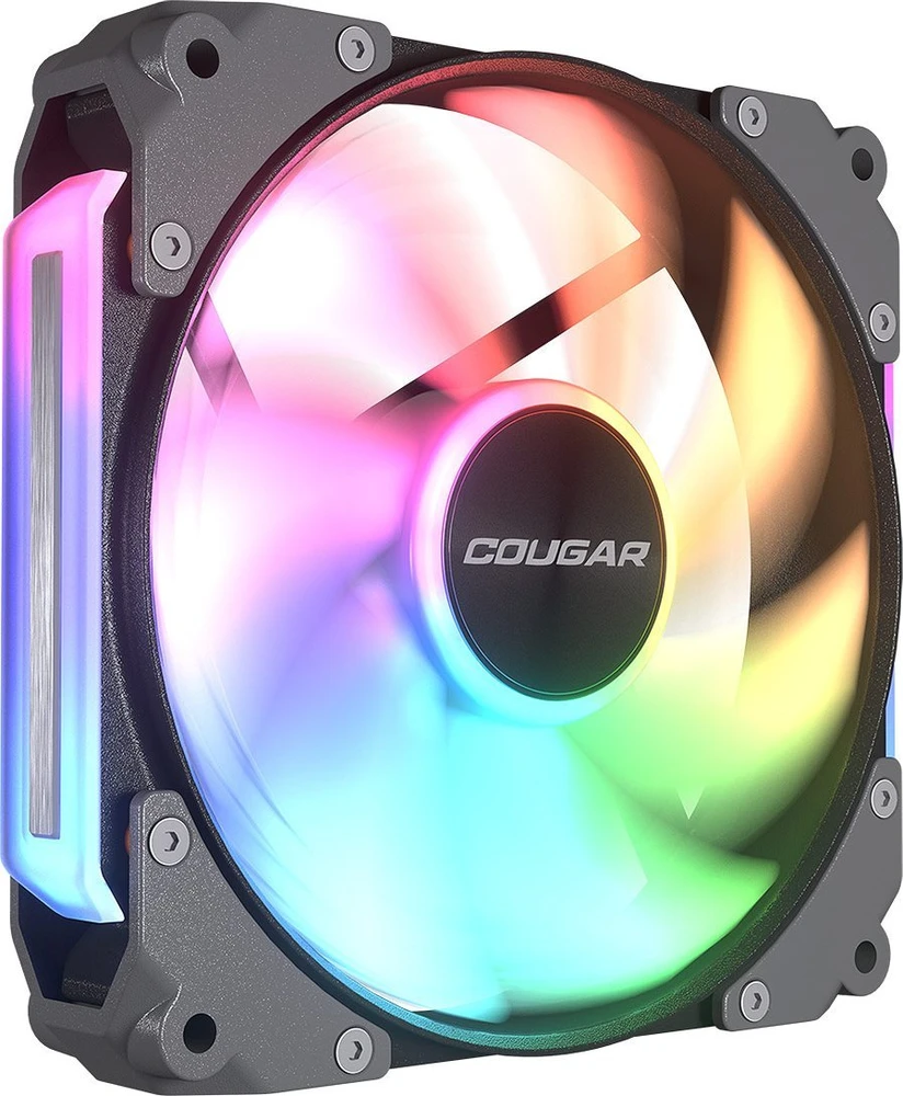 COUGAR APOLAR 120 ARGB ELITE universalus modulinis ventiliatorius (viena pakuotė), Juodas