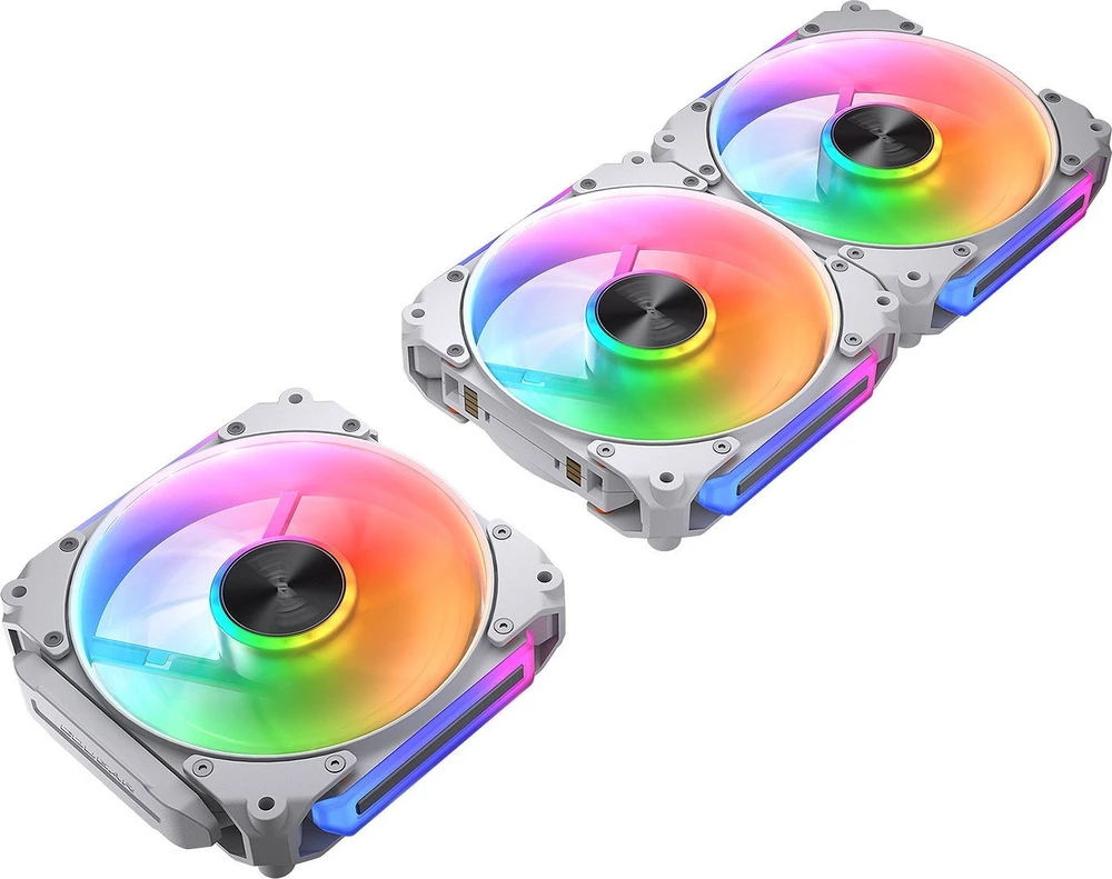 COUGAR Apolar 120 ARGB (3 vnt. pakuotė) / Elite Universal Modular Fan (3 vnt. pakuotė) / Baltas