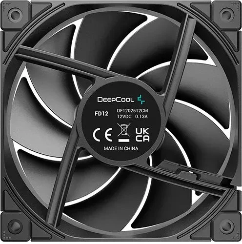 „Deepcool“ aušinimo ventiliatorius | FD12 V2 | Juodas