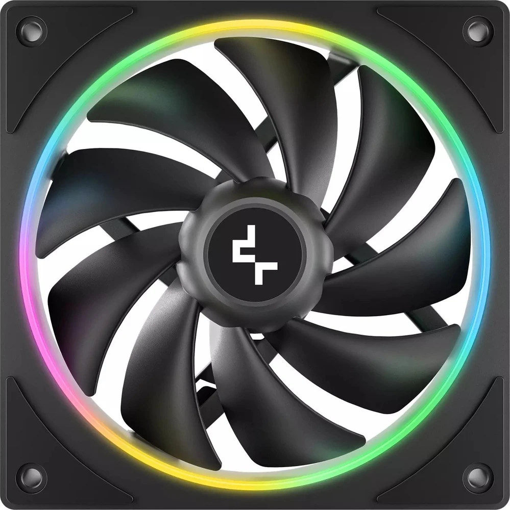 DeepCool FL12 SE Kompiuterio dėklas Fan 12 cm Juodas 1 pc(s)