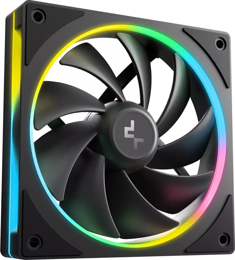 DeepCool FL12 SE Kompiuterio dėklas Fan 12 cm Juodas 1 pc(s)