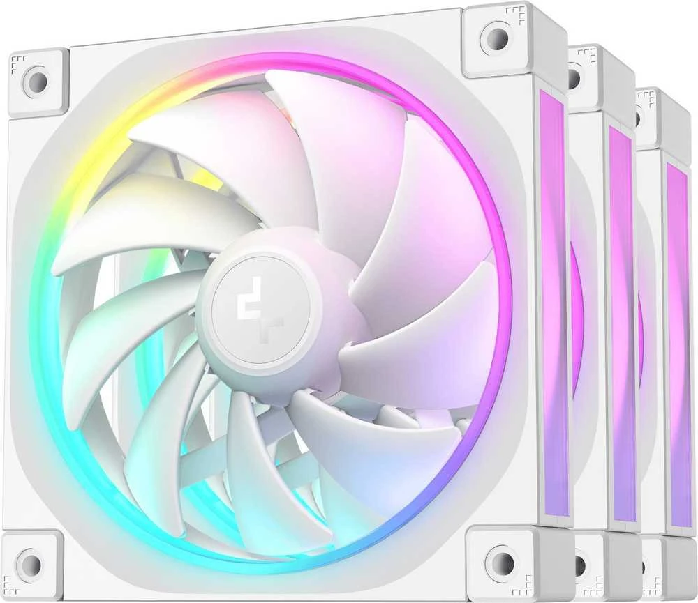 DeepCool FL12 balti RGB ventiliatoriai