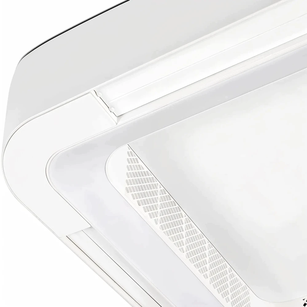 Extralink Cube Air 23 Smart WiFi, lubinis ventiliatorius, baltas, programėlė, 59 cm