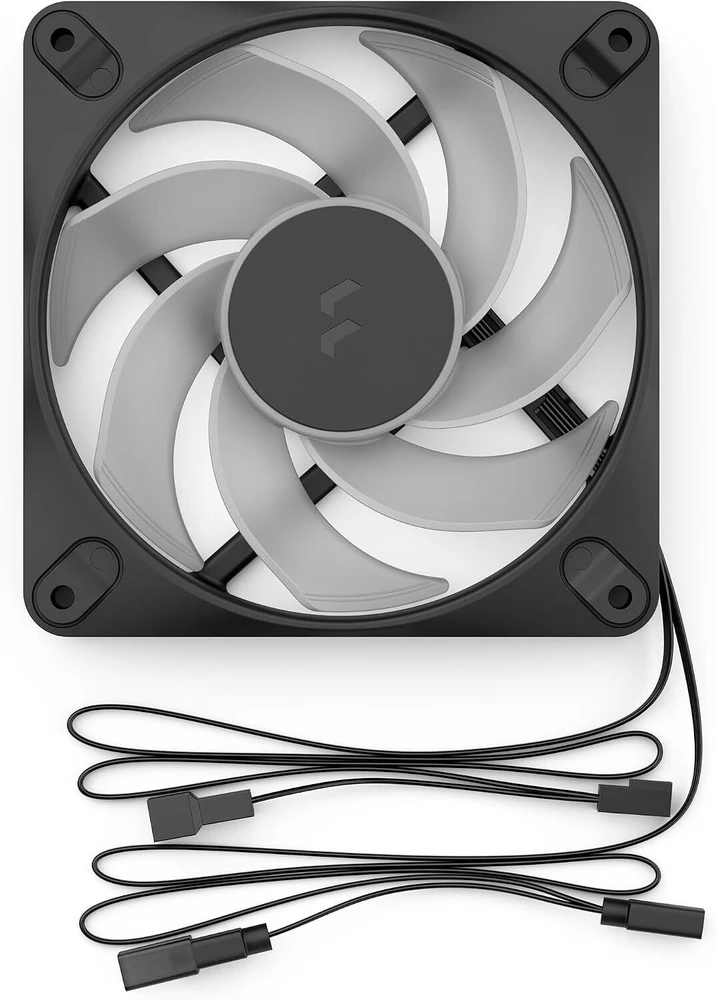 Fractal Design Chłodzenie dynamic 3 12 rgb reverse juodas 120mm
