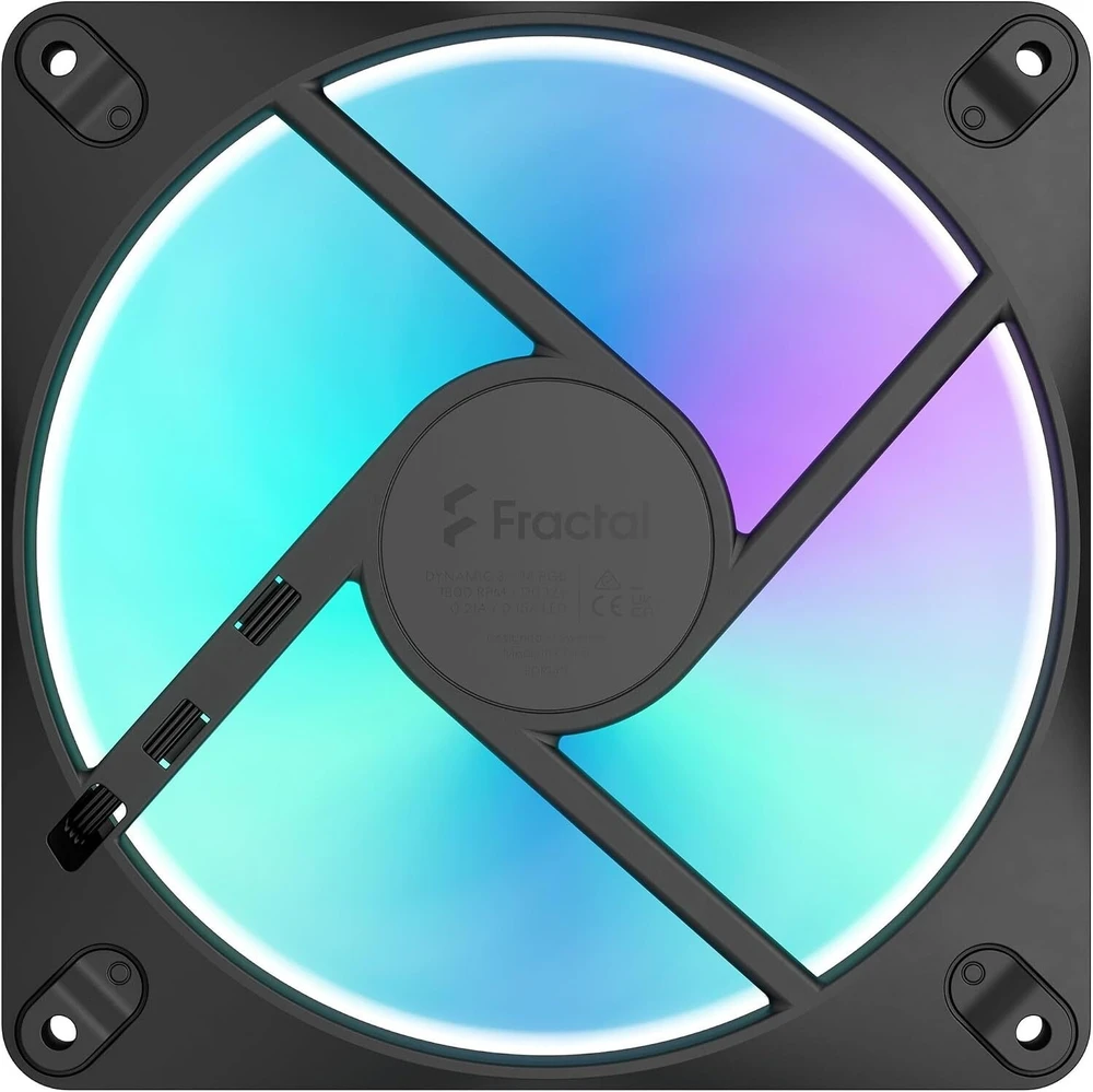 Fractal Design FDE Dynamic 3 14 RGB juodas 140 mm aušintuvas