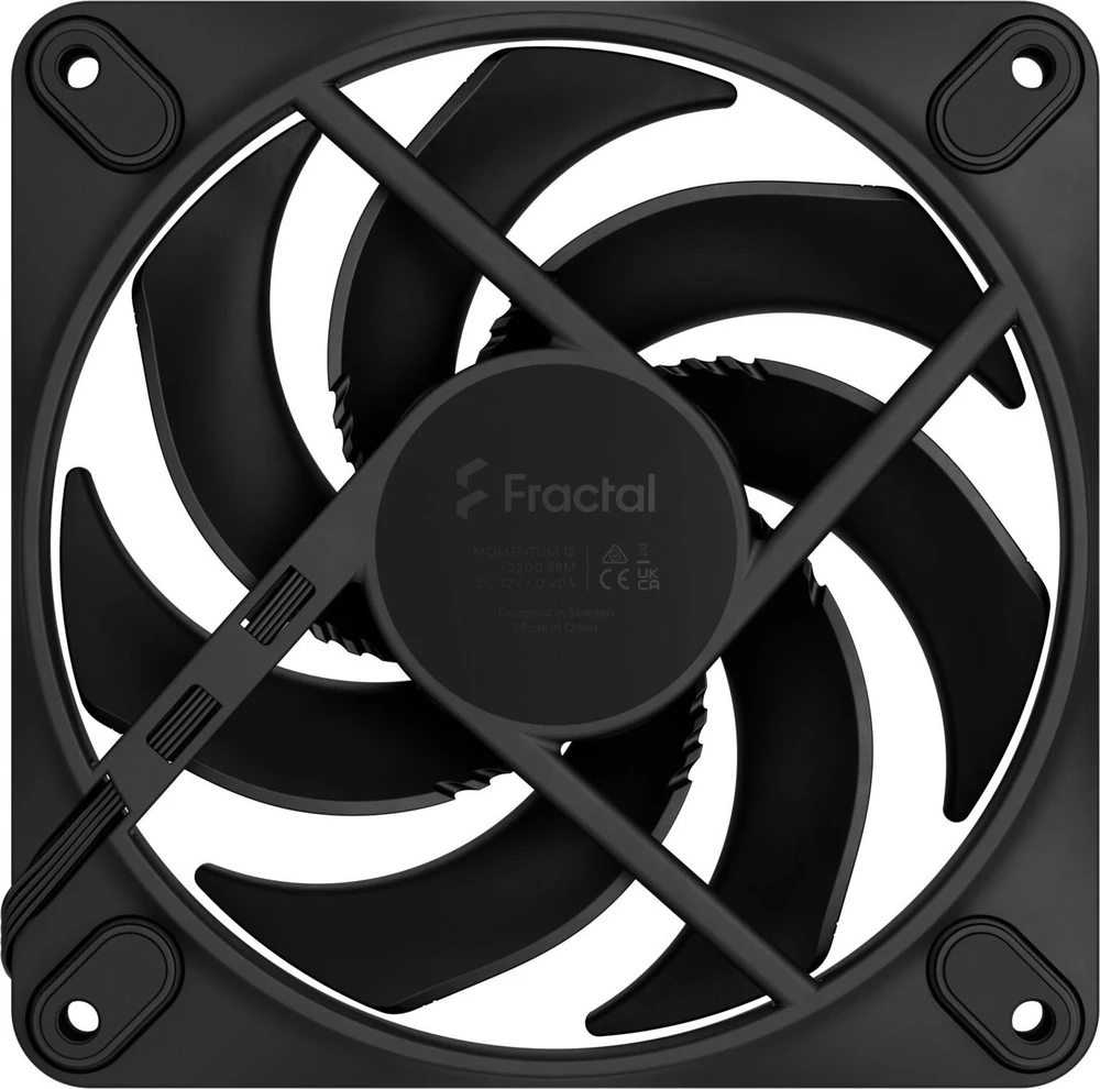 „Fractal Design“ | Kompiuterių ventiliatorius | „Momentum 12“