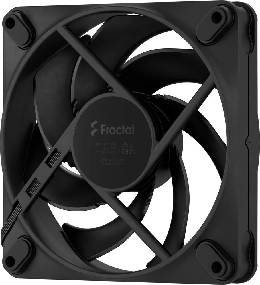„Fractal Design“ | Kompiuterių ventiliatorius | „Momentum 12“