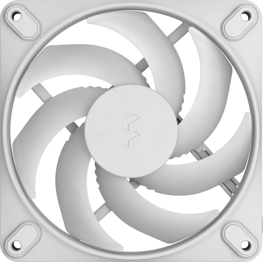 Fractal Design Momentum 12 – baltas ventiliatorius iš priekio