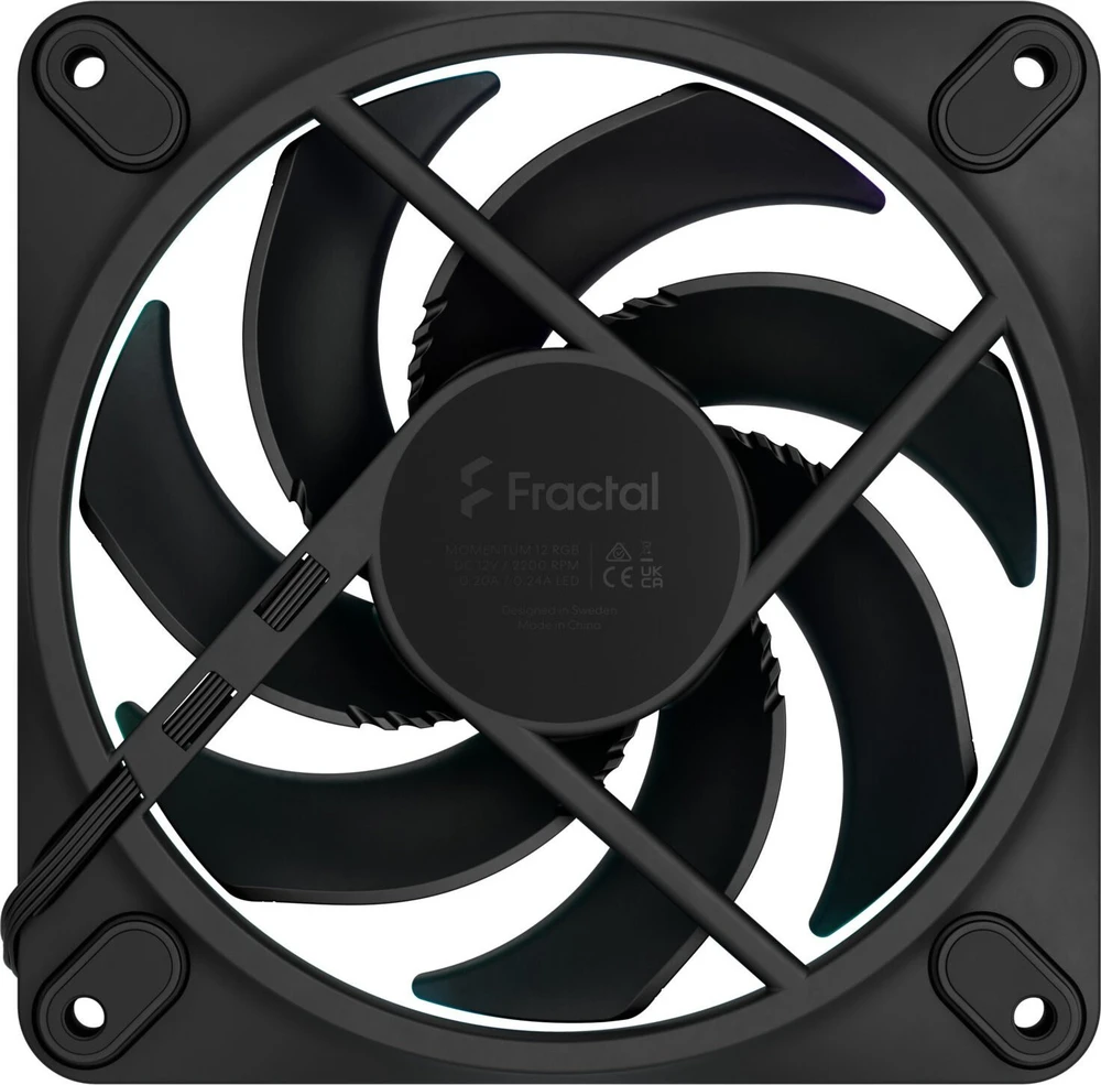 „Fractal Design“ | Kompiuterio ventiliatorius | „Momentum 12 RGB“