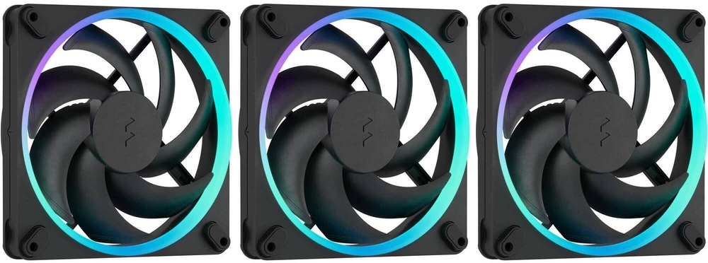 „Fractal Design“ | Kompiuterio ventiliatorius, 3 vnt. pakuotė | „Momentum 14 RGB“