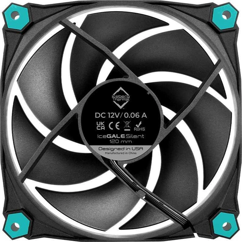 Iceberg Thermal Wentylator Iceberg IceGALE Silent 120 mm 3 pakuotės (ICEGALE12S-BBT-3A)