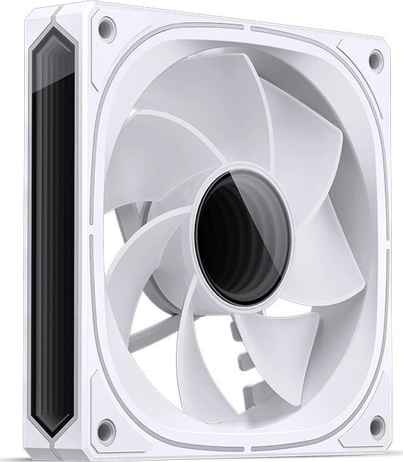 Jonsbo FR-505 ARGB Reverse Blade PWM korpuso ventiliatorius, 120mm – baltos spalvos