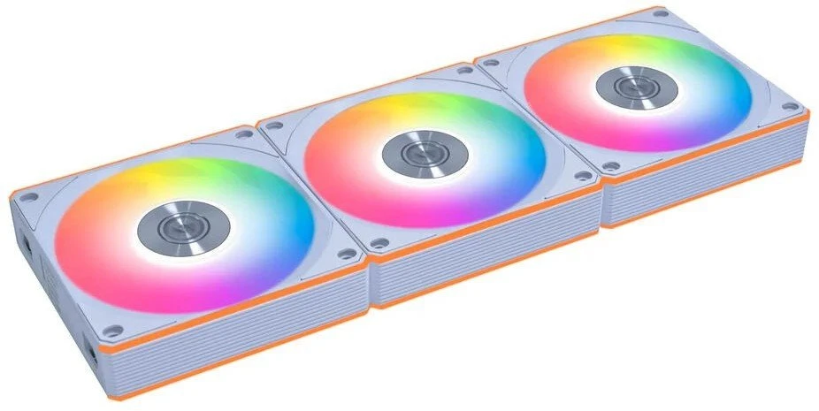 Lian Li UNI FAN CL Wireless Reverse korpuso ventiliatorius, 3er-Pack – 120mm, baltos spalvos