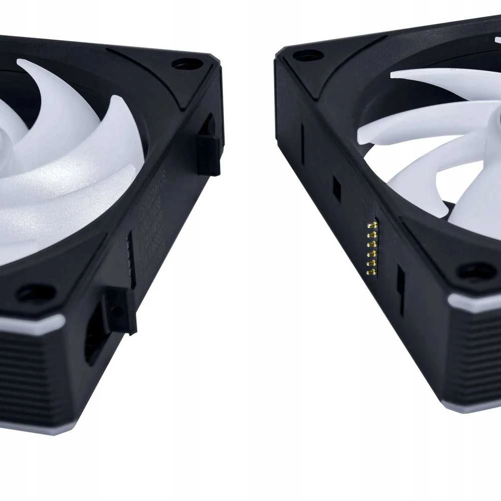 Lian Li UNI FAN CL ventiliacijų sujungimo mechanizmas