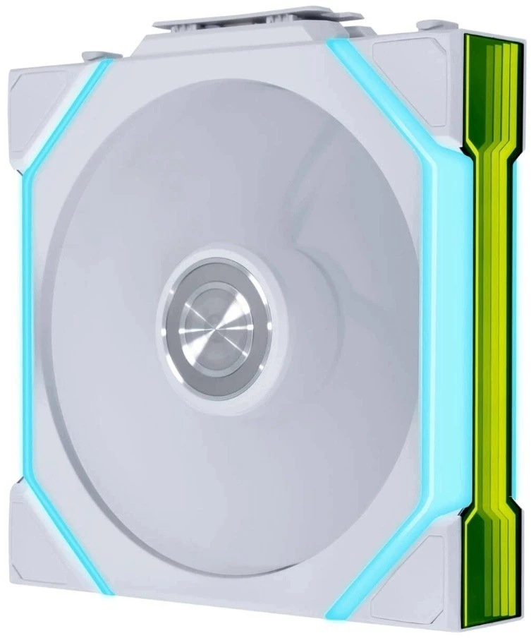 Lian Li UNI FAN SL FLEX belaidis PWM ventiliatorius, ARGB, Infinity Mirror – atvirkštinė mentė, 120 mm, baltas (LULI-198)
