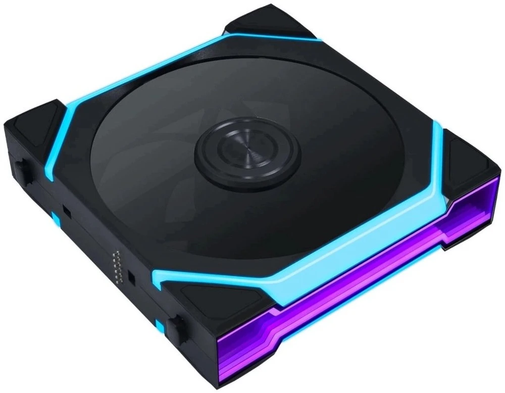Lian Li UNI FAN SL FLEX belaidis PWM ventiliatorius, ARGB, Infinity Mirror – 120 mm, juodas, 3 vnt. komplektas (LULI-199)