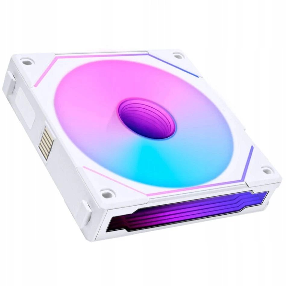Lian Li UNI FAN SL-INF 120 ARGB Reverse Blade PWM korpuso ventiliatorius, 3er Pack su valdikliu- 120mm, baltos spalvos