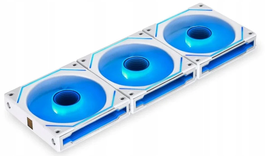 Lian Li UNI FAN 120mm ventiliatorių blokas su mėlynu apšvietimu