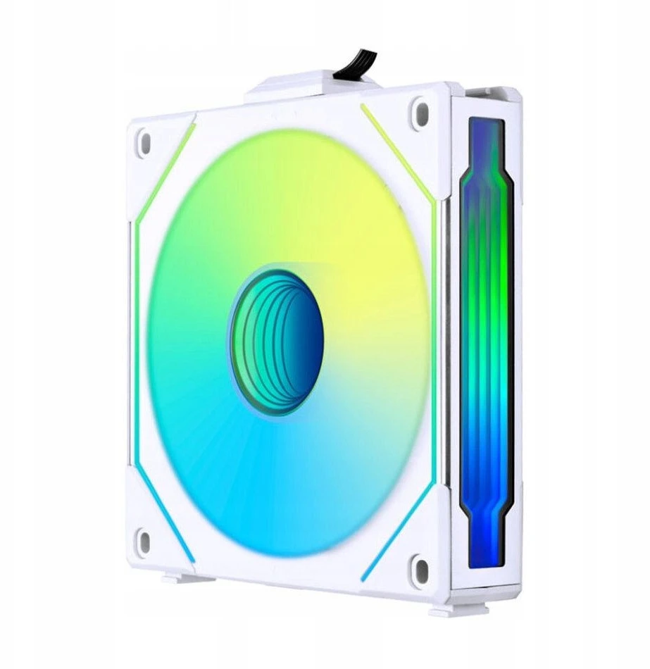 Lian Li UNI FAN SL-INF 120 ARGB Reverse Blade PWM korpuso ventiliatorius, 3er Pack su valdikliu- 120mm, baltos spalvos
