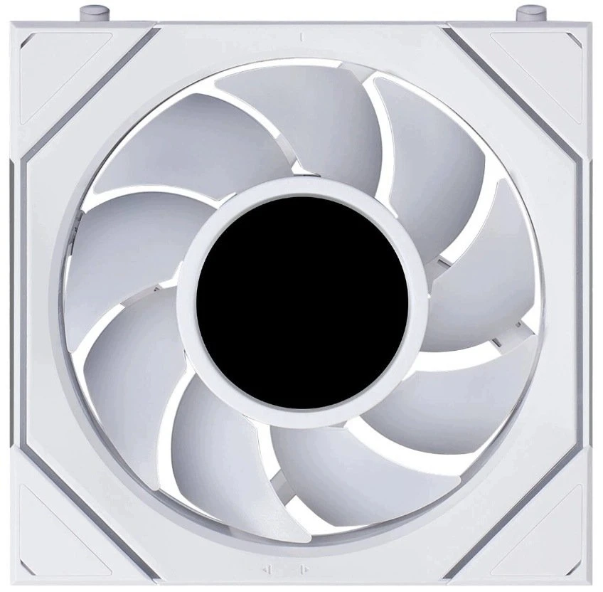 Lian Li UNI FAN SL-INF LCD FLEX belaidis ventiliatorius, ARGB ir LCD Ø 120 mm, baltas