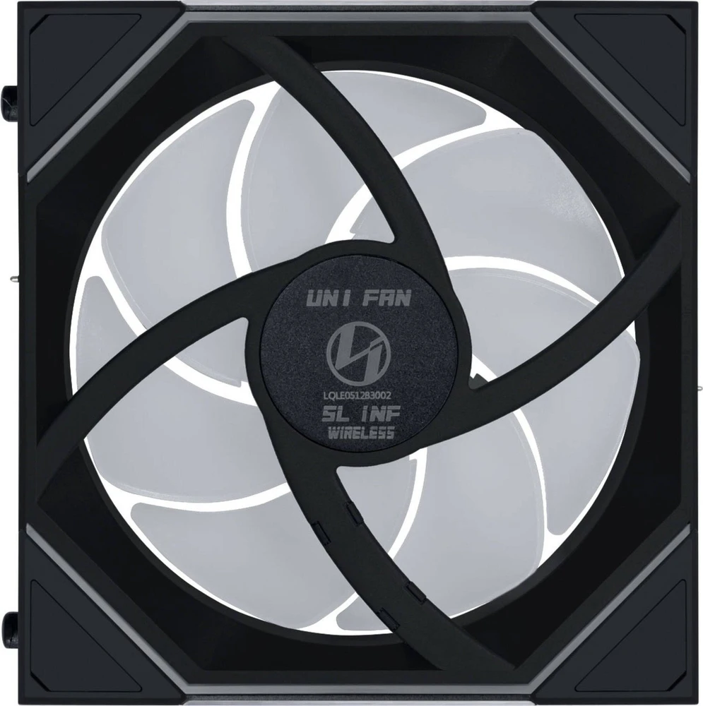Lian Li UNI FAN SL-INF Wireless korpuso ventiliatorius, ARGB, PWM – 120mm, juodos spalvos