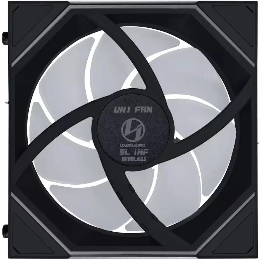 Lian Li UNI FAN SL-INF Wireless korpuso ventiliatorius, ARGB, PWM – 3er-Pack, su valdikliu 120mm, juodos spalvos