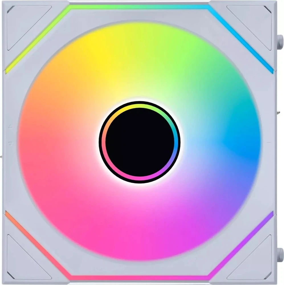 Lian Li UNI FAN SL-INF Wireless korpuso ventiliatorius, ARGB, PWM – Reverse Blade, 120mm, baltos spalvos