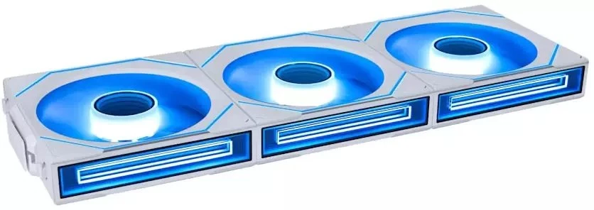 Lian Li UNI FAN SL-INF Wireless korpuso ventiliatorius, ARGB, PWM – 3er-Pack, su valdikliu 120mm, baltos spalvos