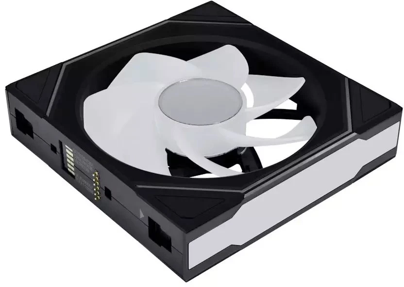 Lian Li UNI FAN SL-INF Wireless korpuso ventiliatorius, ARGB, PWM – Reverse Blade, 120mm, juodos spalvos