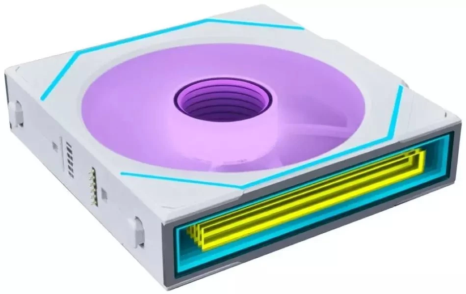Lian Li UNI FAN SL-INF Wireless korpuso ventiliatorius, ARGB, PWM – 3er-Pack, su valdikliu 120mm, baltos spalvos