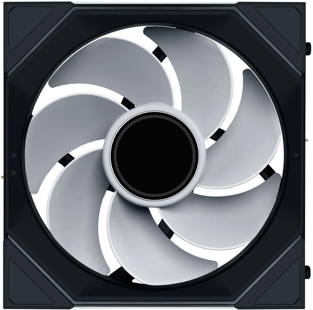 Lian Li UNI FAN SL-INF belaidis ventiliatorius, atvirkštinės mentės, ARGB, PWM – 140 mm, Juodas