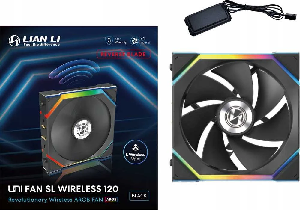 Lian Li UNI FAN SL Wireless ventiliatoriaus komplektas