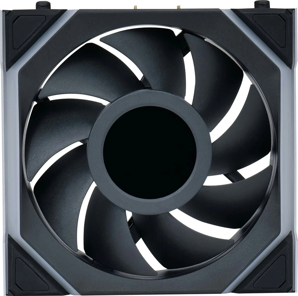 Lian Li UNI FAN SL Wireless LCD korpuso ventiliatorius, ARGB, PWM – 120 mm, juodos spalvos